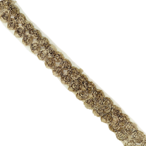 ROSE TRIM-5.50 CM-BGE