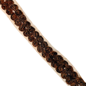 ROSE TRIM-6.00 CM-BRWN