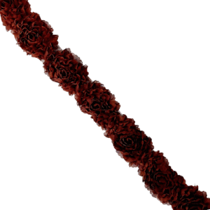 ROSE TRIM-8.00 CM-BRWN