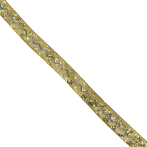 ORGANZA BRAID-3.00 CM-GLD