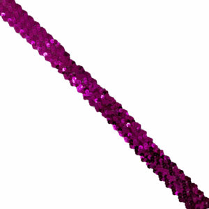 SEQUIN TRIM-3.00CM-CERISE