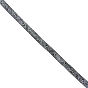 JACQUARD-2.00CM-BLK/SLV