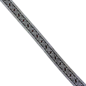 JACQUARD-3.00CM-BLK/SLV