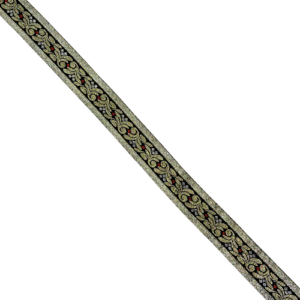 JACQUARD-3.00CM-BLK/GLD