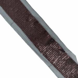 SEQUIN TRIM-8.00 CM-BROWN