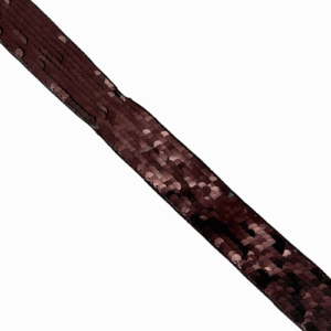 SEQUIN TRIM-5.00CM-BROWN