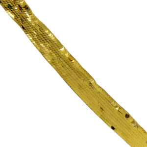 SEQUIN TRIM-5.00 CM-GOLD